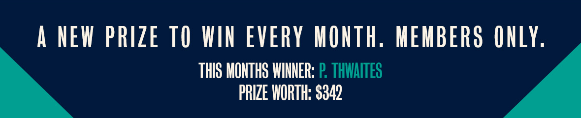 Unlimited Monthly Prize Winner