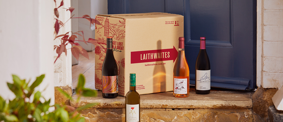 Wine box and bottles