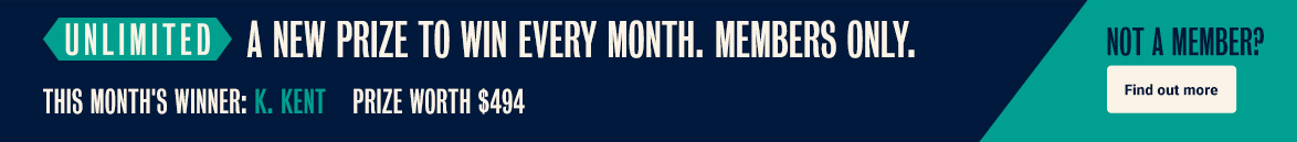 Unlimited Monthly Prize Winner